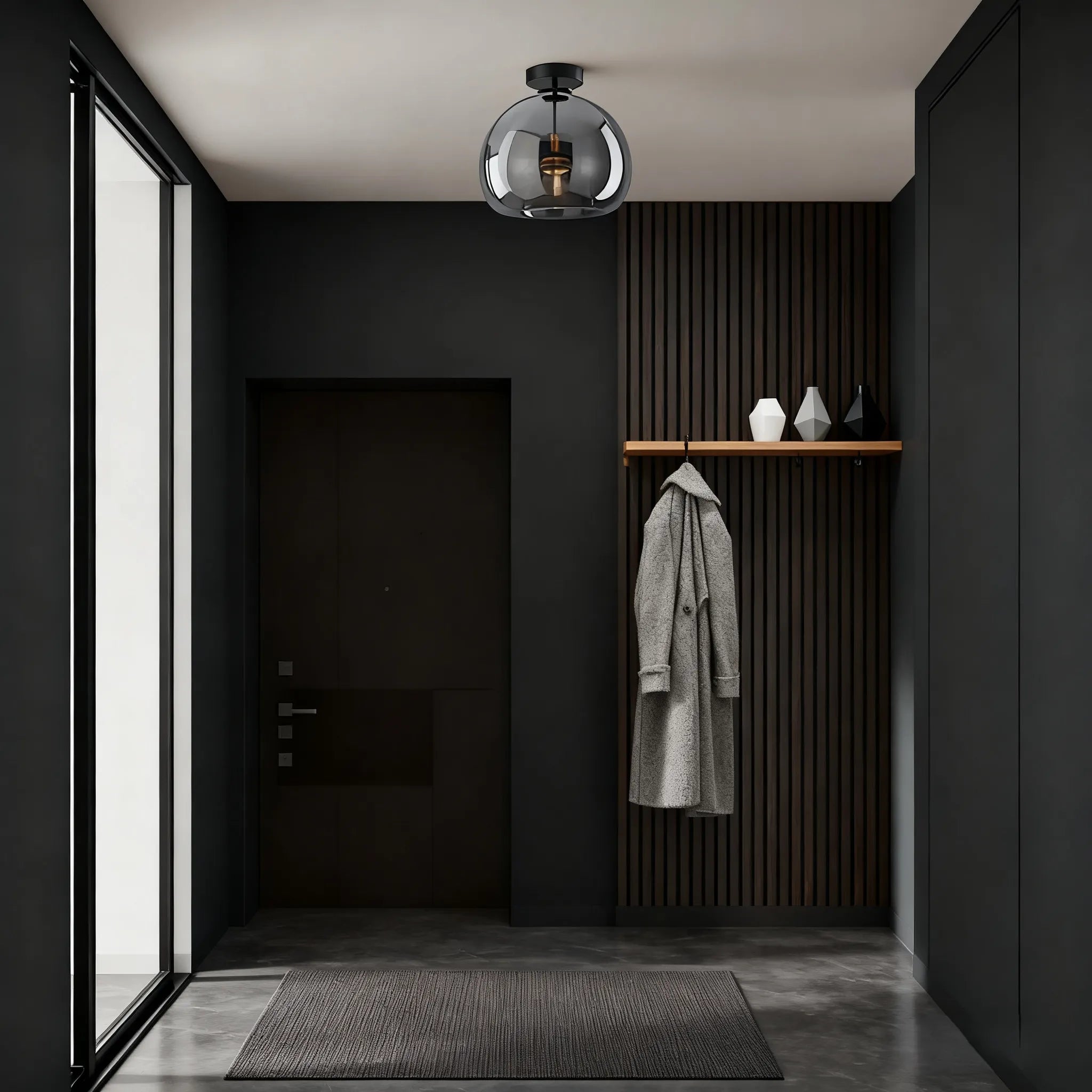 Ceiling Light/Pendant Light – Black/Gold for Hallway